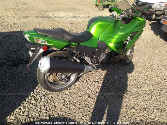 JKBZXNF16DA003684 - 2013 KAWASAKI ZX1400 F GREEN photo 4