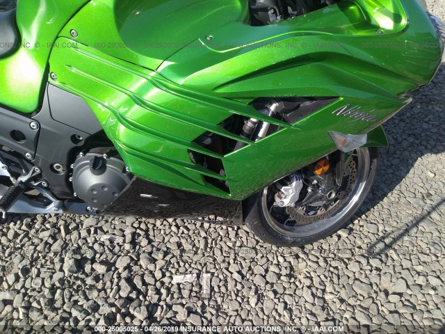 JKBZXNF16DA003684 - 2013 KAWASAKI ZX1400 F GREEN photo 8