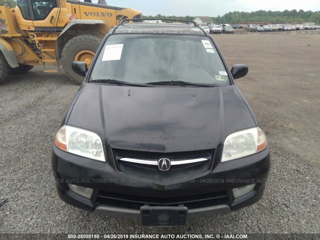 2HNYD18241H513987 - 2001 ACURA MDX BLACK photo 6