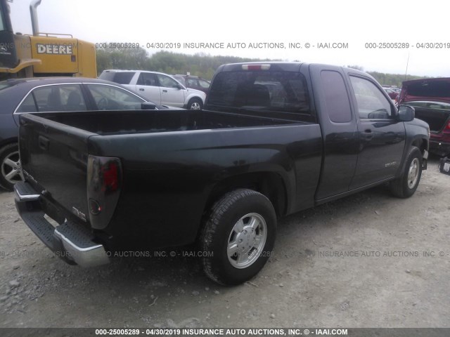 1GTCS196558169427 - 2005 GMC CANYON GREEN photo 4