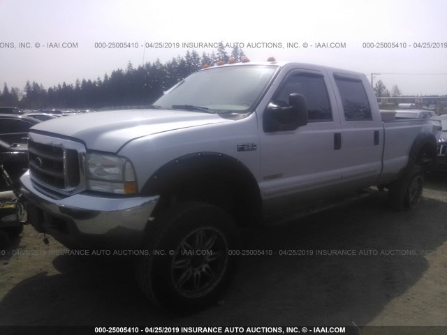 1FTSW31P93EC30339 - 2003 FORD F350 SRW SUPER DUTY SILVER photo 2