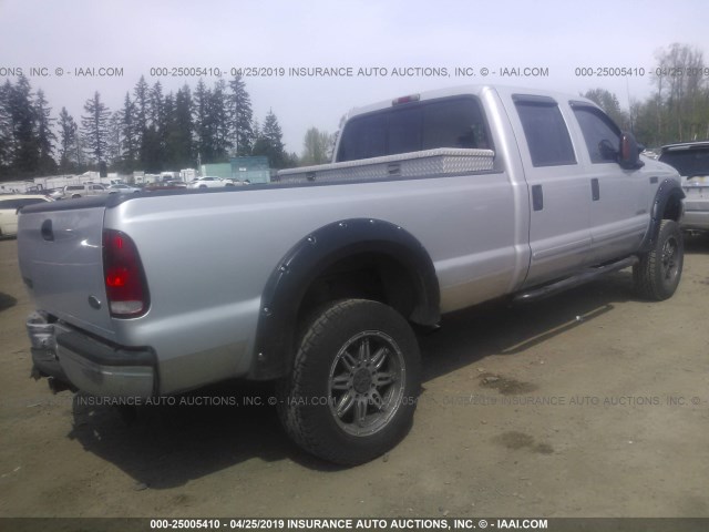 1FTSW31P93EC30339 - 2003 FORD F350 SRW SUPER DUTY SILVER photo 4