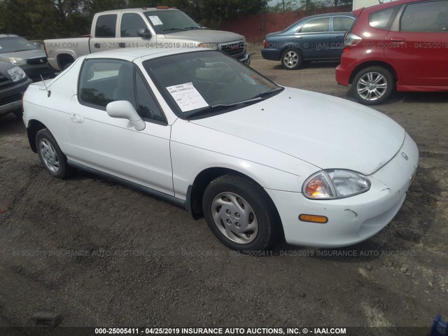 JHMEH6243TS002284 - 1996 HONDA CIVIC DEL SOL S WHITE photo 1