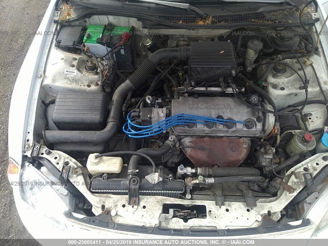 JHMEH6243TS002284 - 1996 HONDA CIVIC DEL SOL S WHITE photo 10