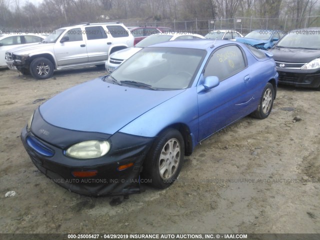 JM1EC4322P0202351 - 1993 MAZDA MX-3 GS BLUE photo 2