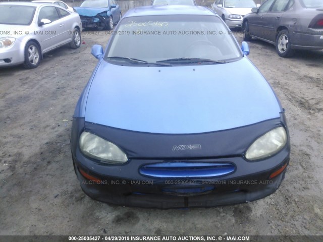 JM1EC4322P0202351 - 1993 MAZDA MX-3 GS BLUE photo 6