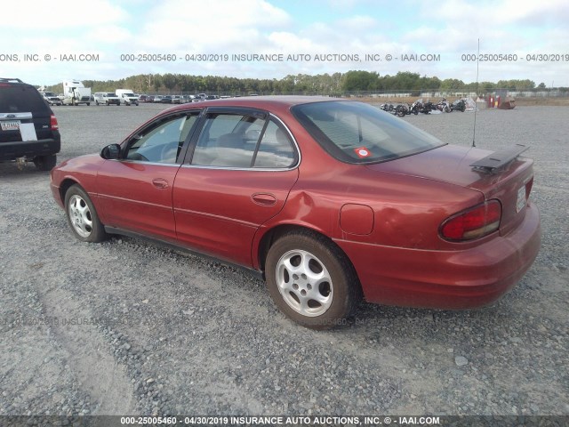 1G3WH52K1WF357899 - 1998 OLDSMOBILE INTRIGUE MAROON photo 3