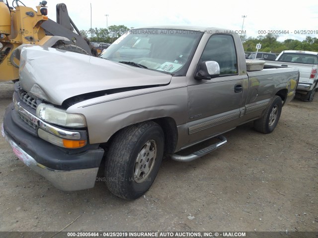 1GCEC14T1YE373621 - 2000 CHEVROLET SILVERADO C1500 TAN photo 2