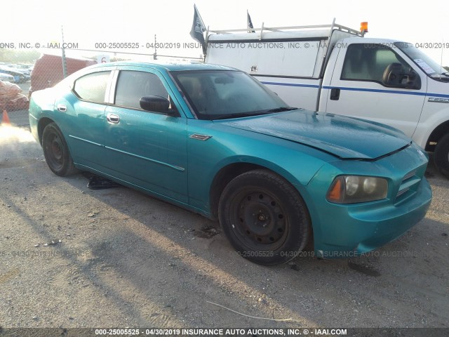 2B3KA43G66H128867 - 2006 DODGE CHARGER SE/SXT BLUE photo 1