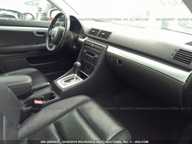 WAUAF78E56A256615 - 2006 AUDI A4 2/TURBO GRAY photo 5