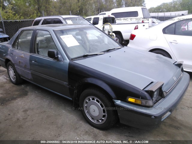 JHMCA5646KC126042 - 1989 HONDA ACCORD LXI TEAL photo 1