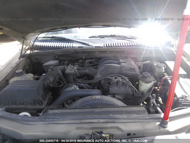 1FMZU62K35UA72612 - 2005 FORD EXPLORER XLS/XLS SPORT 金色 照片 10