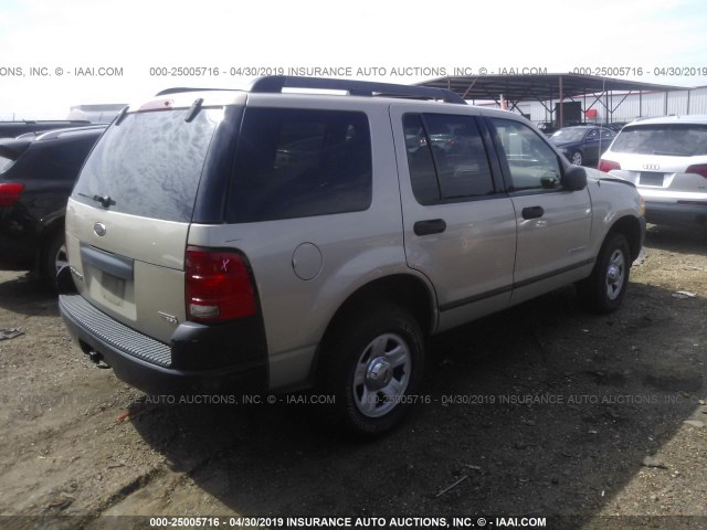 1FMZU62K35UA72612 - 2005 FORD EXPLORER XLS/XLS SPORT 金色 照片 4