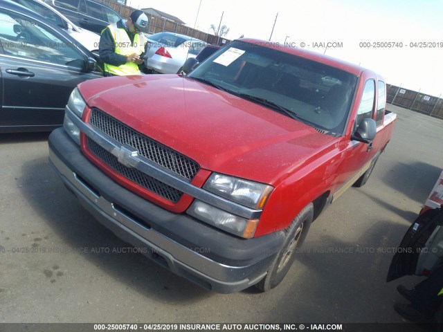 2GCEC19V331397696 - 2003 CHEVROLET SILVERADO C1500 RED photo 2