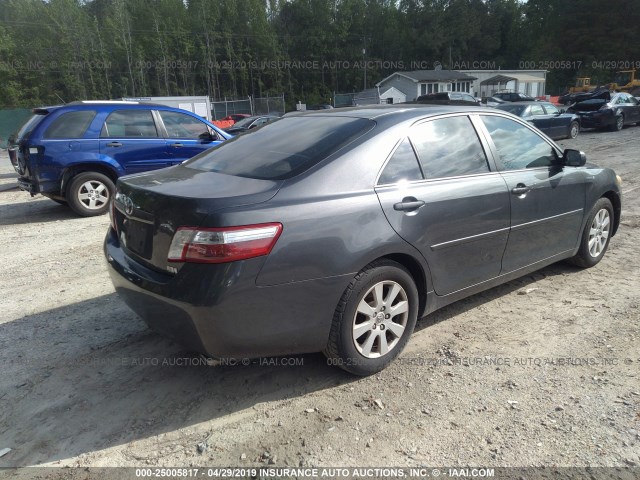 4T1BB46K47U023248 - 2007 TOYOTA CAMRY NEW GENERAT HYBRID GRAY photo 4