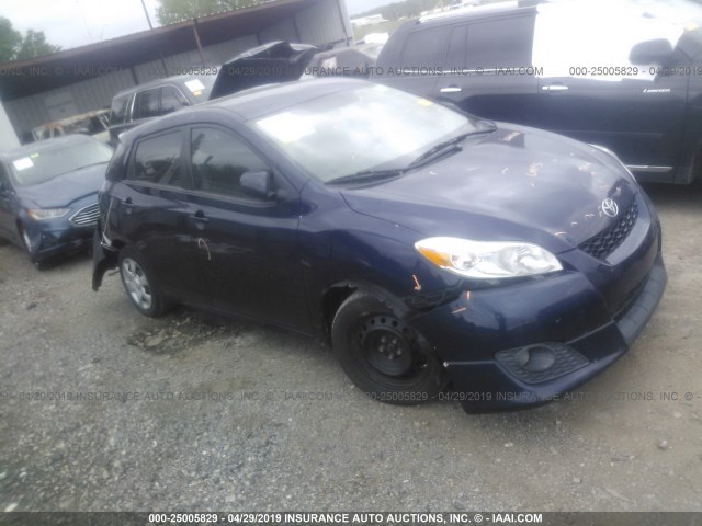 2T1KU4EEXAC473596 - 2010 TOYOTA COROLLA MATRIX  Dark Blue photo 1