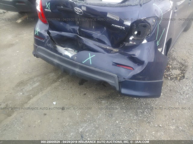 2T1KU4EEXAC473596 - 2010 TOYOTA COROLLA MATRIX  Dark Blue photo 6