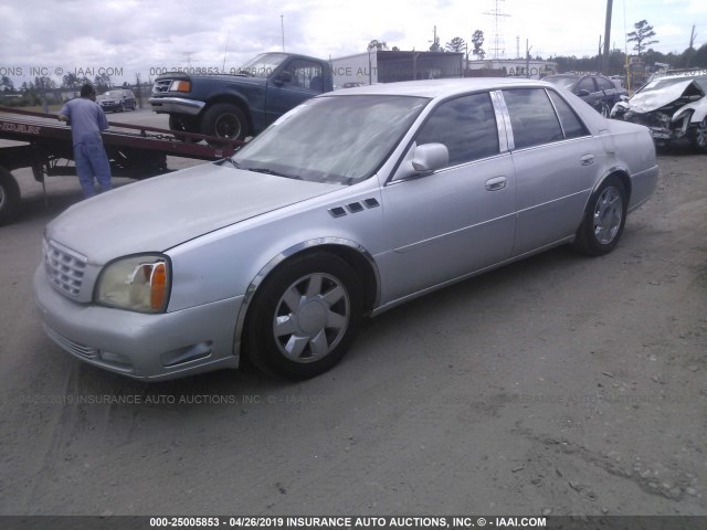 1G6KF57961U135456 - 2001 CADILLAC DEVILLE DTS SILVER photo 2