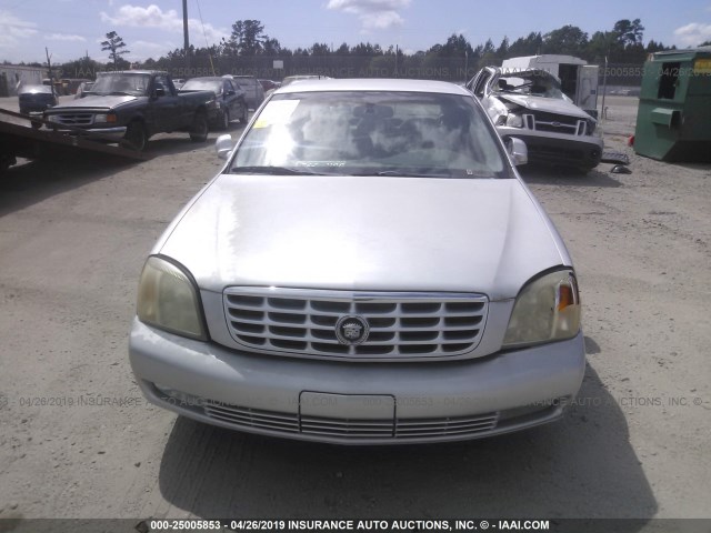 1G6KF57961U135456 - 2001 CADILLAC DEVILLE DTS SILVER photo 6