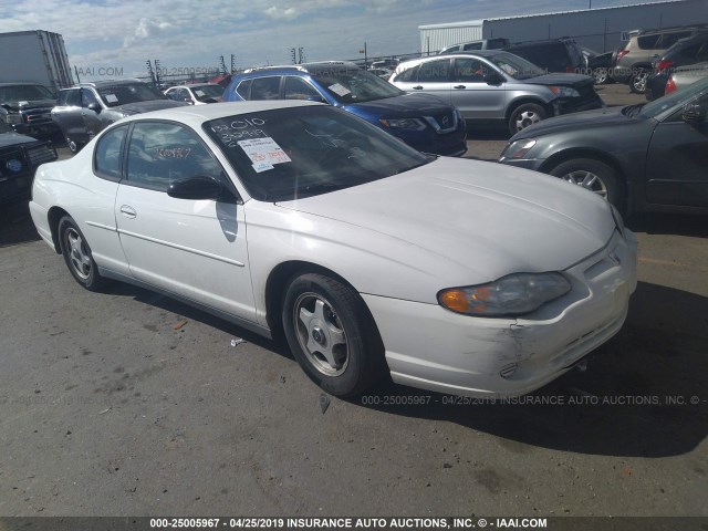2G1WW12E149208187 - 2004 CHEVROLET MONTE CARLO LS თეთრი ფოტო 1