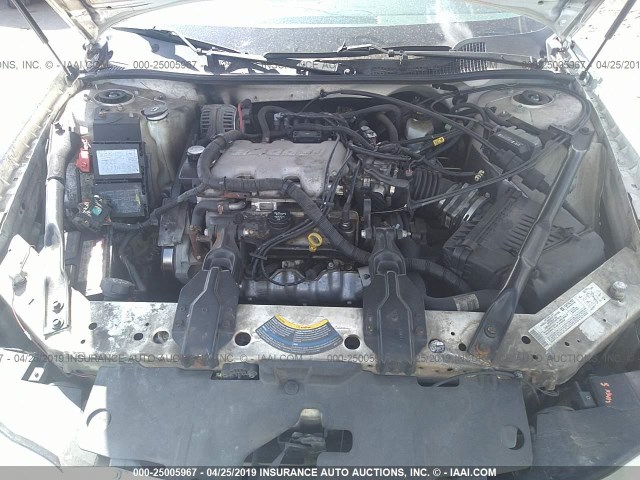 2G1WW12E149208187 - 2004 CHEVROLET MONTE CARLO LS თეთრი ფოტო 10