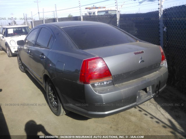 4A3AB36F14E108029 - 2004 MITSUBISHI GALANT ES MEDIUM/LS MEDIUM GRAY photo 3