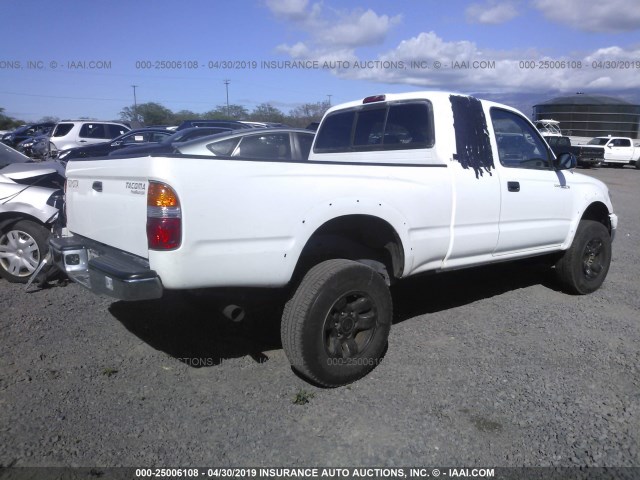 5TESM92N32Z079595 - 2002 TOYOTA TACOMA XTRACAB PRERUNNER თეთრი ფოტო 4