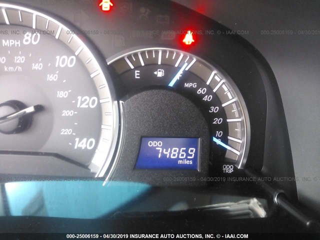 4T1BF1FK9DU243323 - 2013 TOYOTA CAMRY L/SE/LE/XLE 银色 照片 7