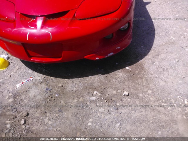 2G2FS22K312150185 - 2001 PONTIAC FIREBIRD RED photo 6