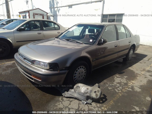 1HGCB7555NA138026 - 1992 HONDA ACCORD LX GOLD photo 2