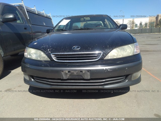 JT8BF28G415104059 - 2001 LEXUS ES 300 BLACK photo 6