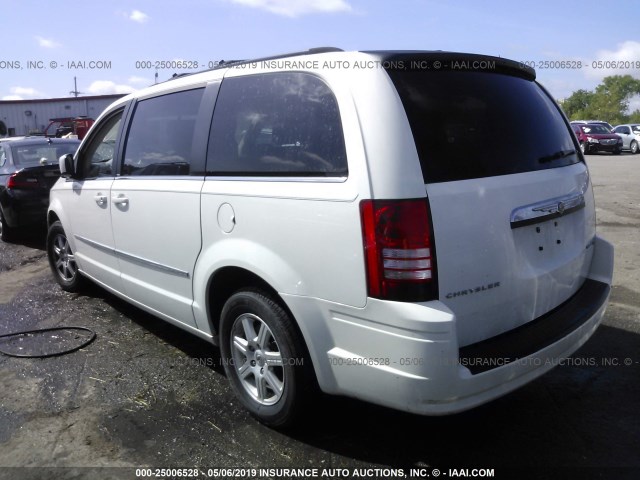 2A4RR5D10AR432084 - 2010 CHRYSLER TOWN & COUNTRY TOURING WHITE photo 3