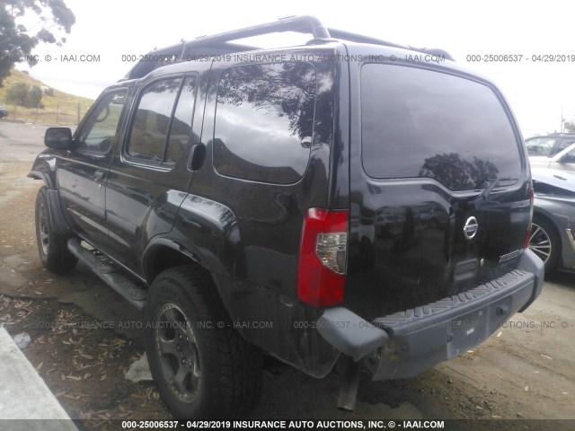 5N1MD28Y13C682106 - 2003 NISSAN XTERRA SE/SC BLACK photo 3