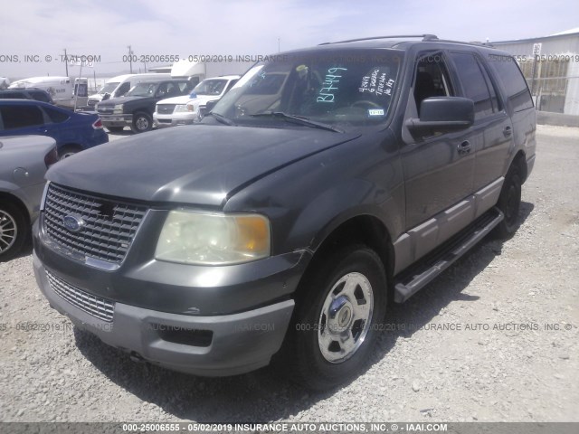 1FMPU16W03LB17449 - 2003 FORD EXPEDITION XLT GRAY photo 2
