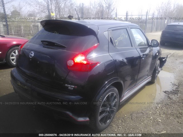 JN8DF5MV5ET150442 - 2014 NISSAN JUKE NISMO RS BLACK photo 4