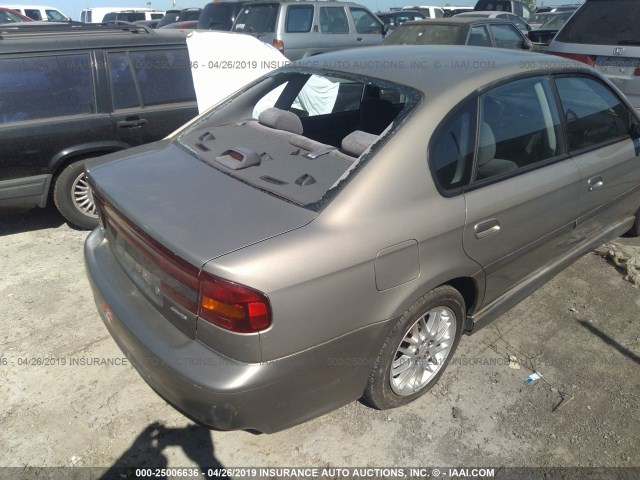 4S3BE6457Y7207703 - 2000 SUBARU LEGACY GT GOLD photo 6