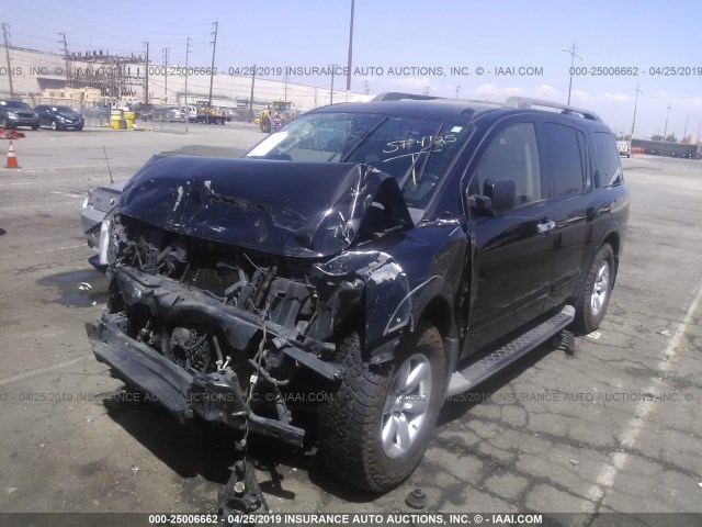 5N1AA0ND2EN612722 - 2014 NISSAN ARMADA SV/SL/PLATINUM BLACK photo 2