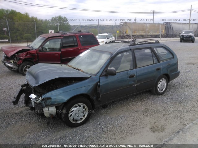 JT2EB02E6T0107544 - 1996 TOYOTA COROLLA DX GREEN photo 2