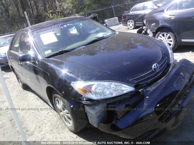 4T1BF32K24U066387 - 2004 TOYOTA CAMRY LE/XLE/SE BLACK photo 1