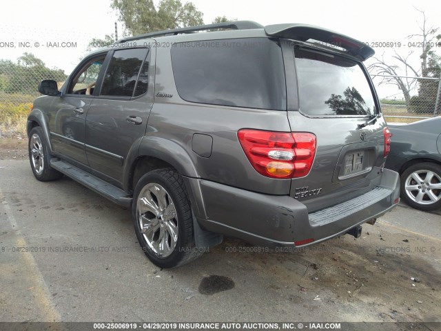 5TDZT38A44S214778 - 2004 TOYOTA SEQUOIA LIMITED BROWN photo 3