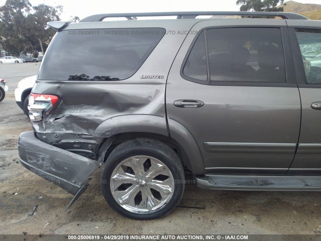 5TDZT38A44S214778 - 2004 TOYOTA SEQUOIA LIMITED BROWN photo 6