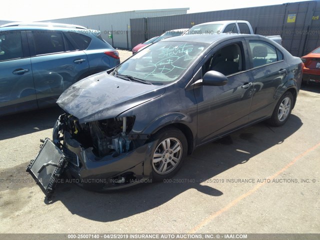 1G1JA5SHXC4178523 - 2012 CHEVROLET SONIC LS GRAY photo 2