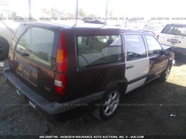 YV1LW5544V2313739 - 1997 VOLVO 850 RED photo 4