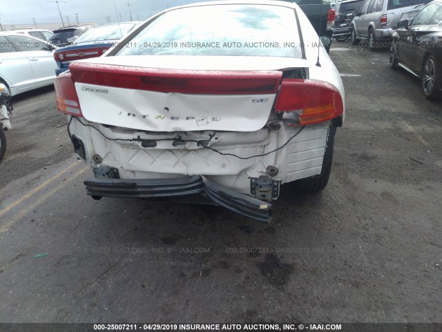 2B3HD46R42H124941 - 2002 DODGE INTREPID SE WHITE photo 6