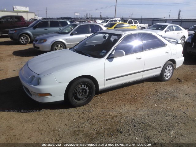 JH4DB7551SS009756 - 1995 ACURA INTEGRA LS WHITE photo 2