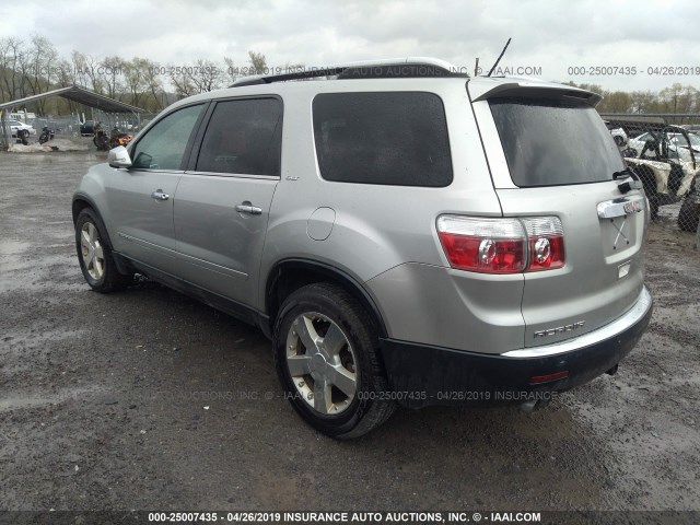 1GKER33798J259425 - 2008 GMC ACADIA SLT-2 SILVER photo 3