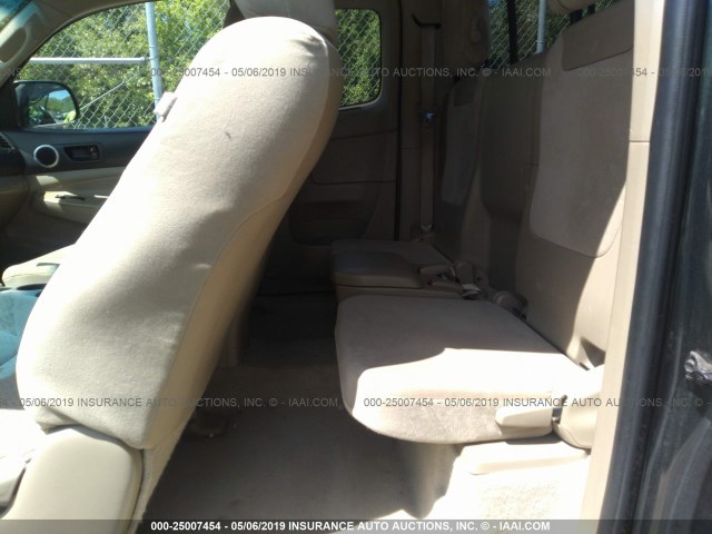 5TFUX4ENXBX006326 - 2011 TOYOTA TACOMA ACCESS CAB მწვანე ფოტო 8