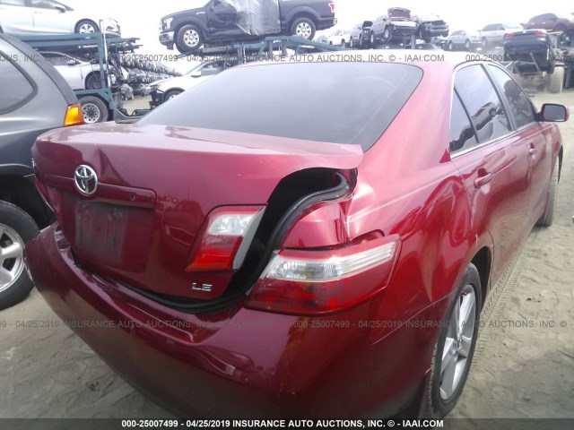 4T4BE46K68R035674 - 2008 TOYOTA CAMRY CE/LE/XLE/SE 红色 照片 4