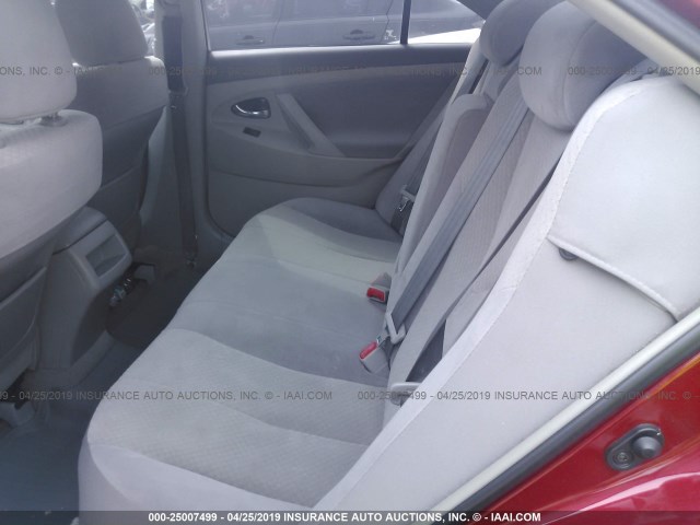 4T4BE46K68R035674 - 2008 TOYOTA CAMRY CE/LE/XLE/SE 红色 照片 8