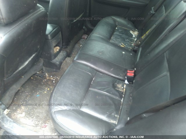 2G1WT58K481352947 - 2008 CHEVROLET IMPALA LT BLACK photo 8